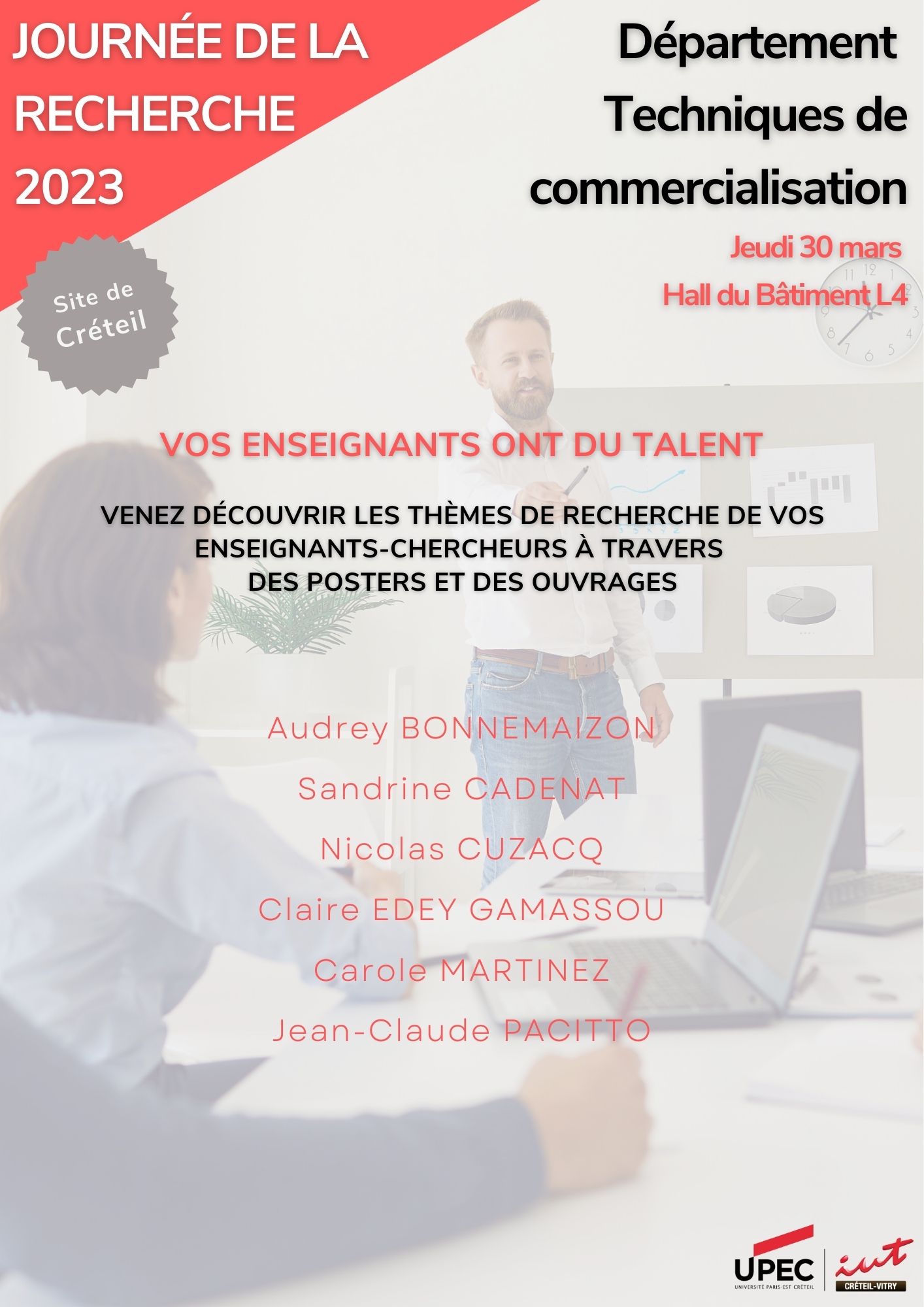 Programme Journée de la recherche - Département Techniques de commercialisation