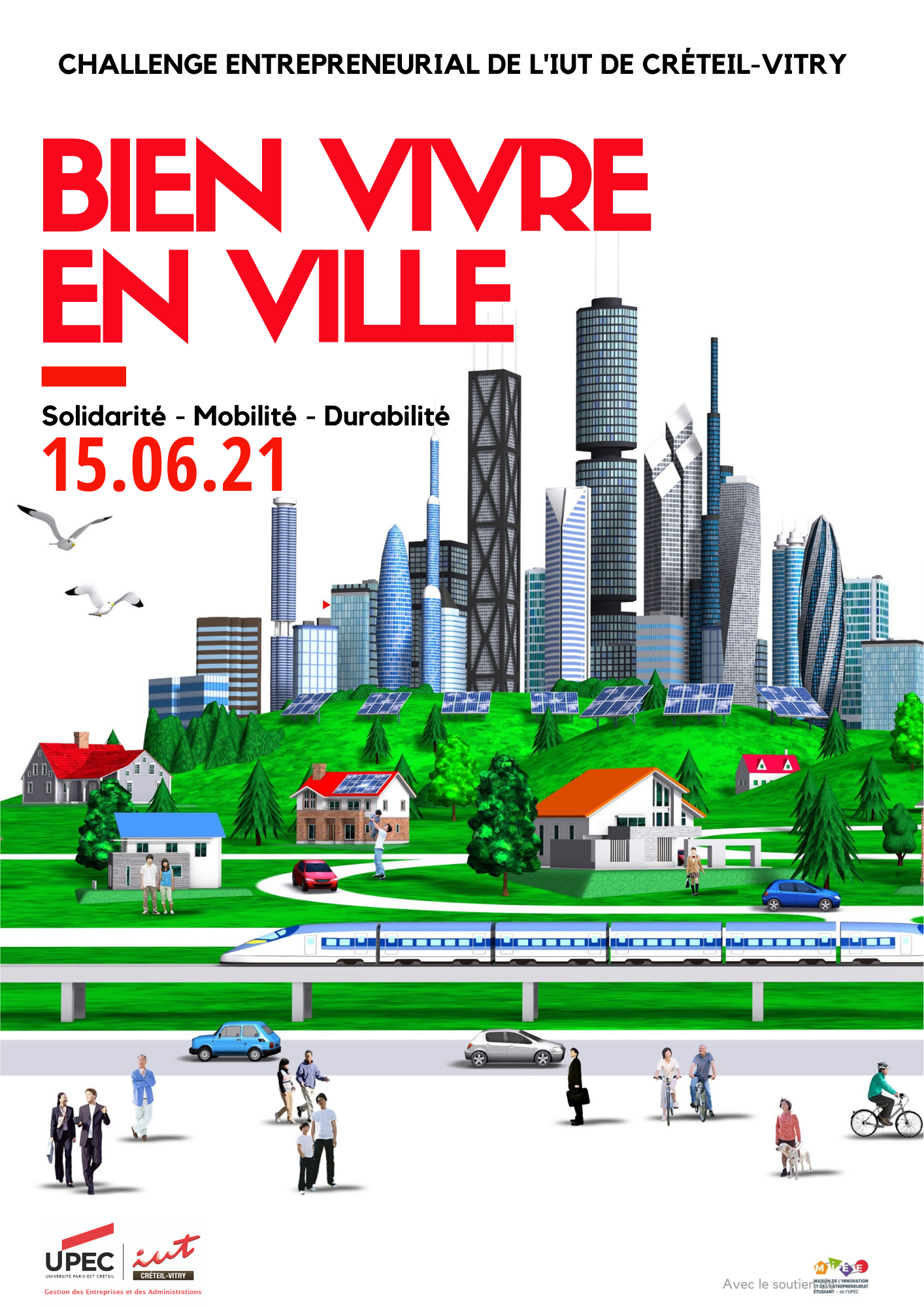 Affiche challenge entrepreneurial GEA